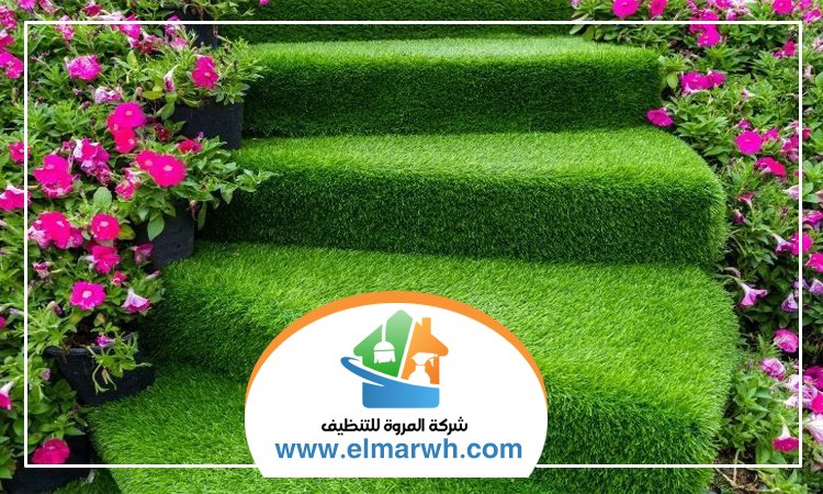 تركيب عشب في الشارقة